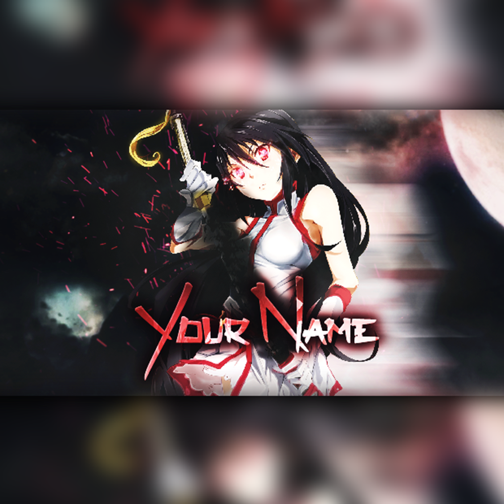 Free Anime Banner templates to customize