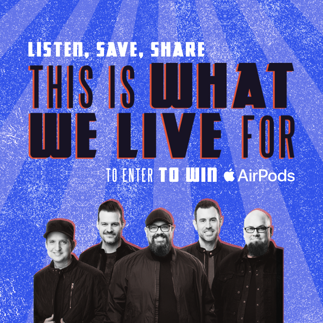 Listen, Save & Share "This Is What We Live For" Enter to win on ToneDen