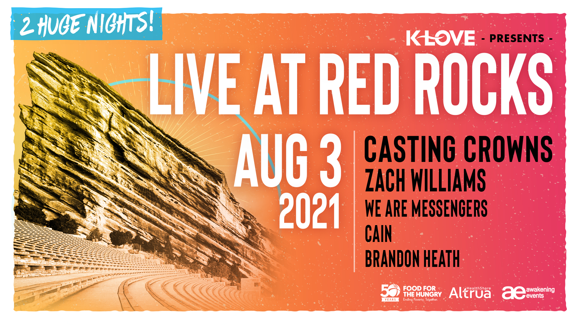 K Love Red Rocks 2023 2023 Calendar