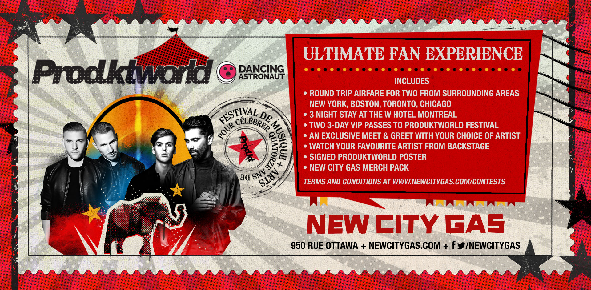 Produktworld Ultimate Fan Experience Enter to win on ToneDen