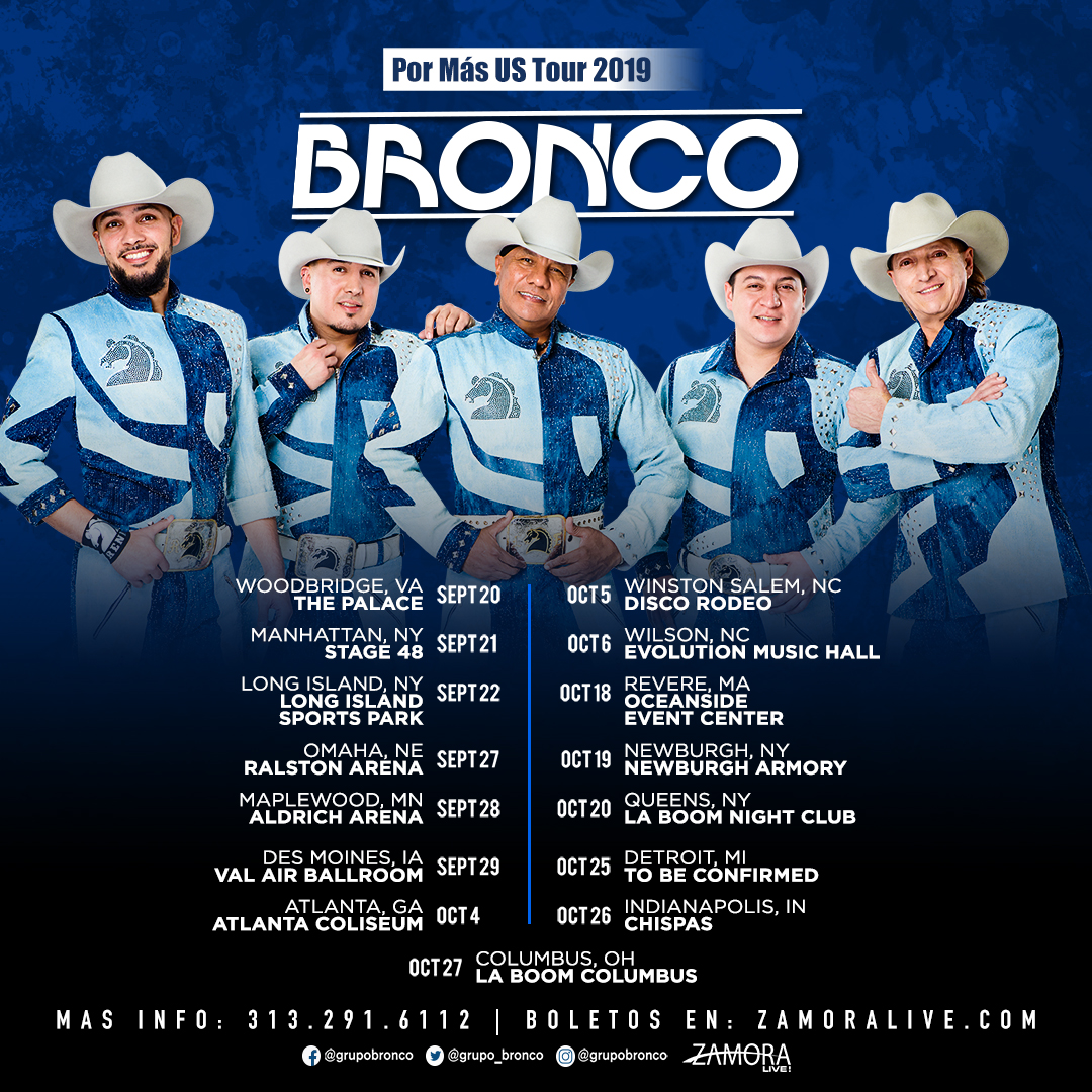 Por mas US Tour 2019 BRONCO