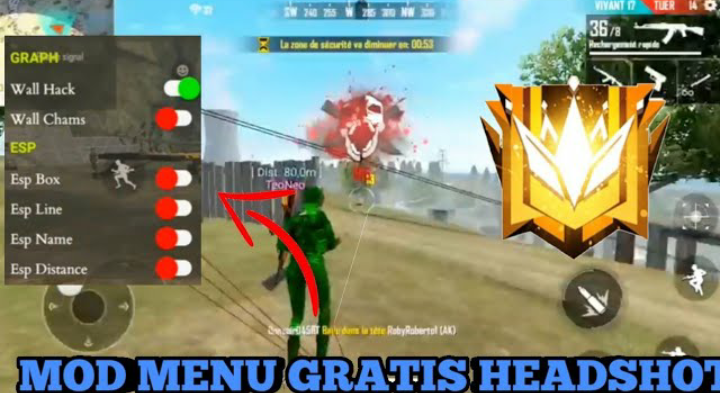 HACKS MODO MENU GRATIS FREE FIRE