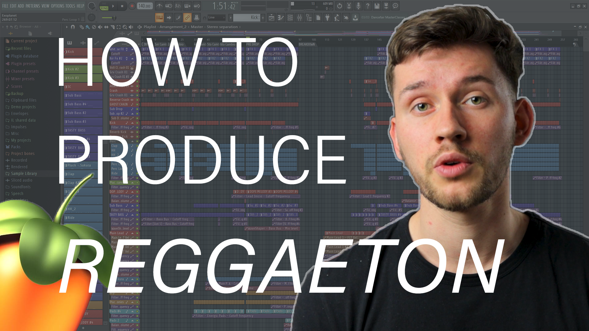 How To A Produce PROFESSIONAL Reggaeton Beat Tutorial by Seventh' Beats Free download on ToneDen