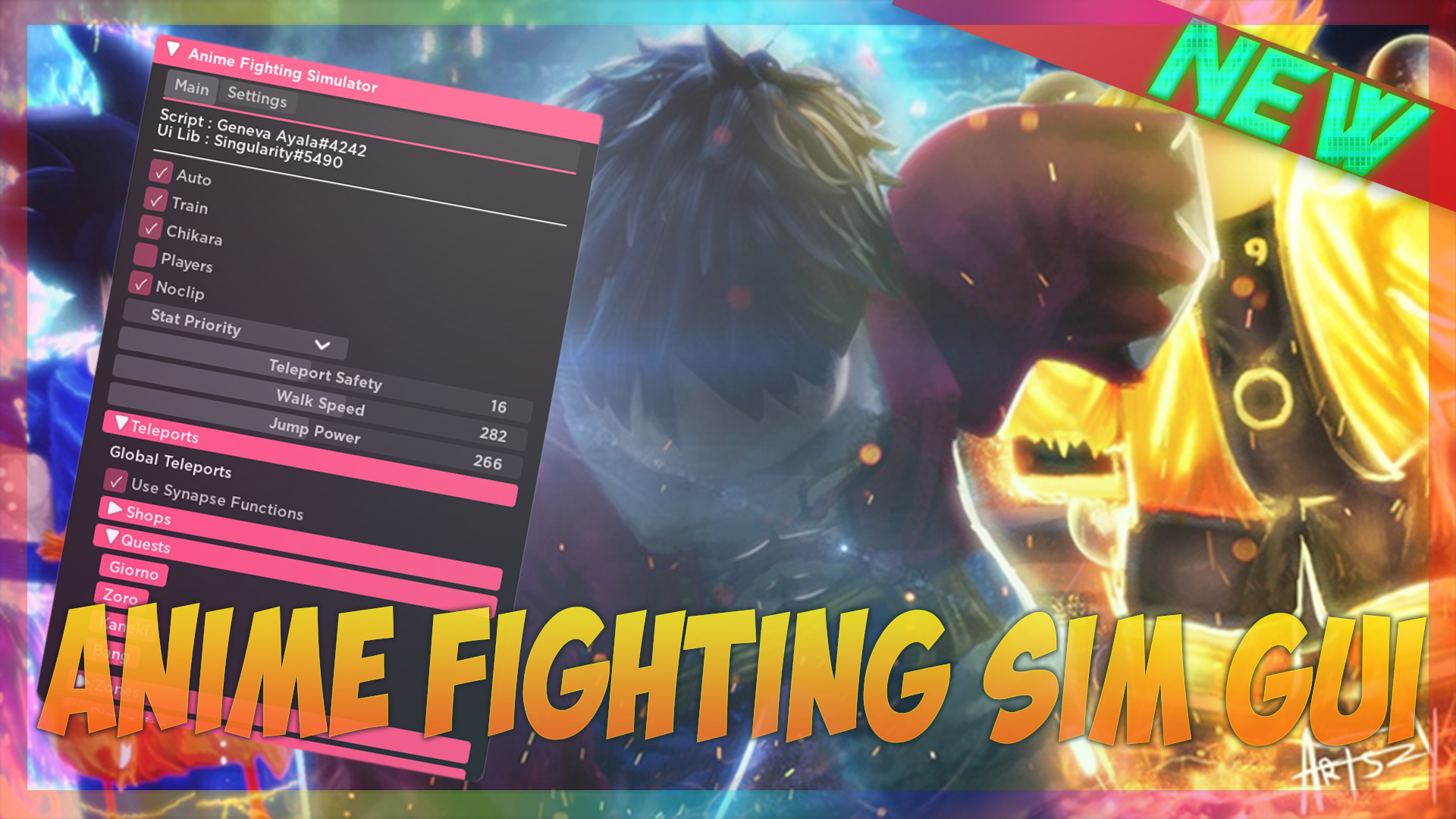 — Anime Fighting Simulator GUI