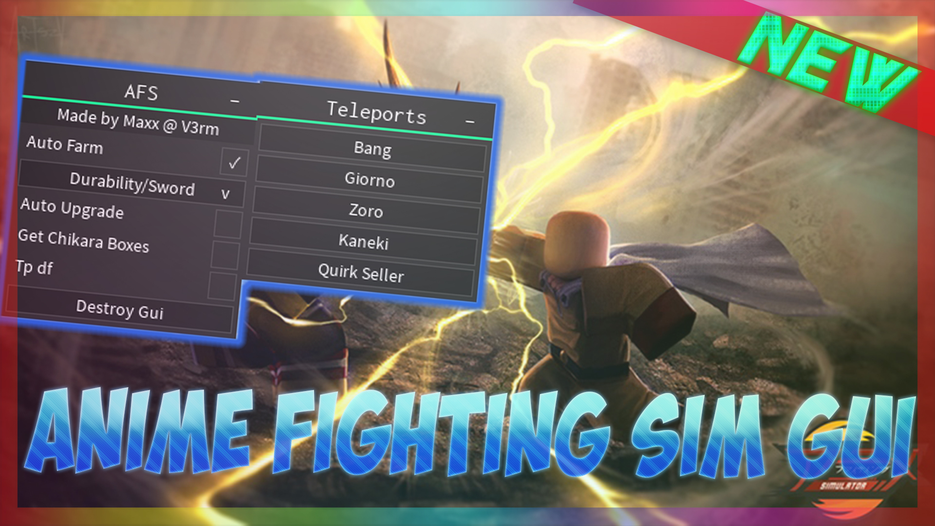 Anime Fighting Simulator Gui V3rmillion