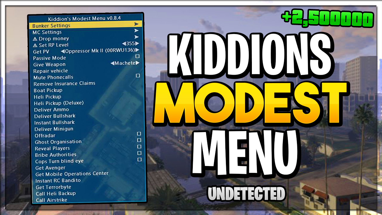 Kiddions Modest Menu by Flow - Free download on ToneDen