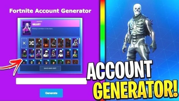 FORTNITE ACCOUNT GENERATOR FREE Working Create Free Fortnite Accounts 2020