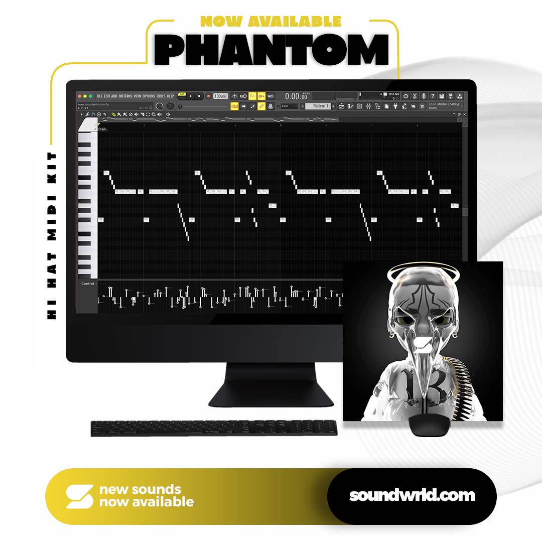 Phantom (Hi Hat Midi Kit) by Soundwrld Free download on ToneDen