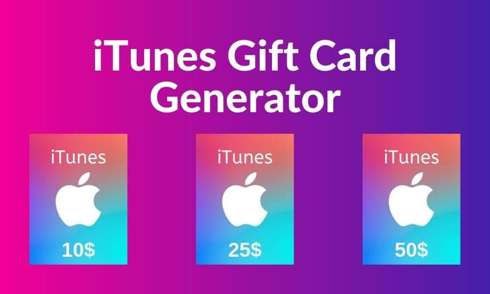 Itunes Gift Card Generator No Survey