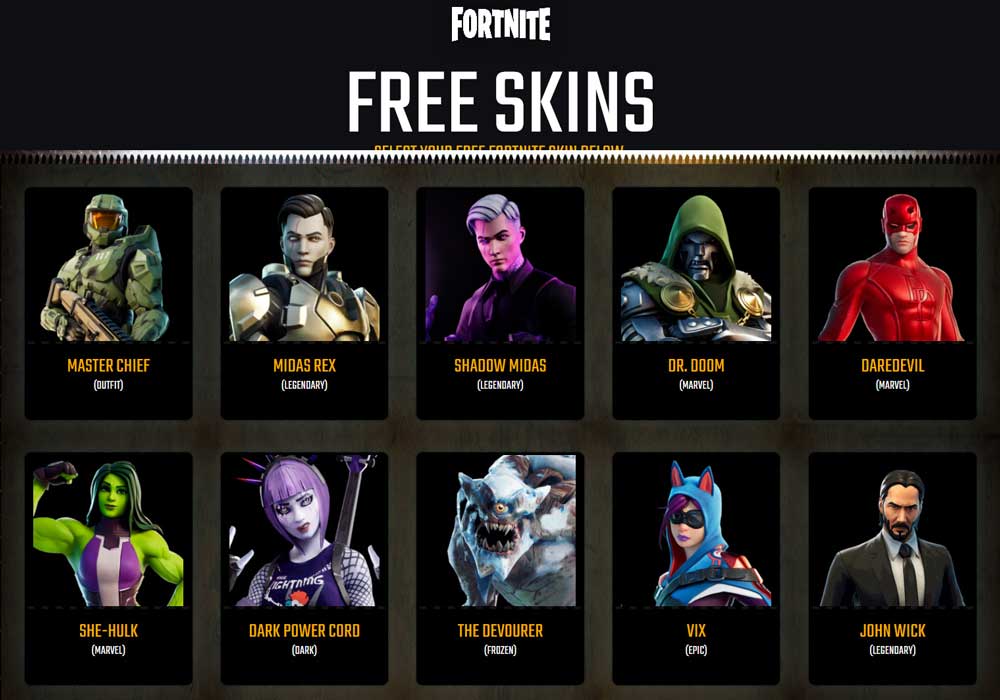 Fortnite Free New Skins Fortgag Com Free Fortnite Skin Vbucks