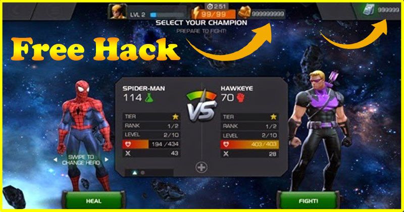 indlogering Afdæk krøllet Marvel Contest of Champions Free Unlimited Energy Hack