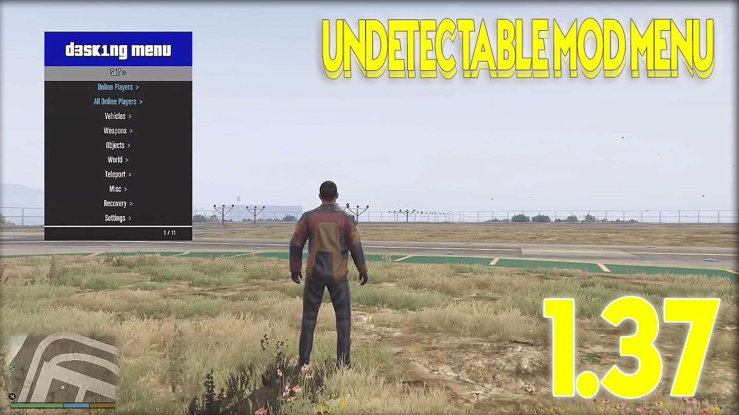 GTA 5 UNDETECTABLE MOD MENU D3SK1NG by DenchModz - Free ...