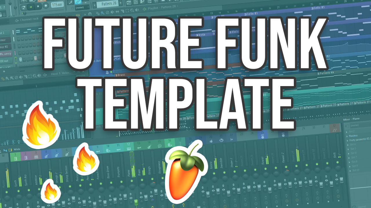 😍 FREE FULL FUTURE FUNK TEMPLATE 9 FL STUDIO (+FREE FLP) by Free FL